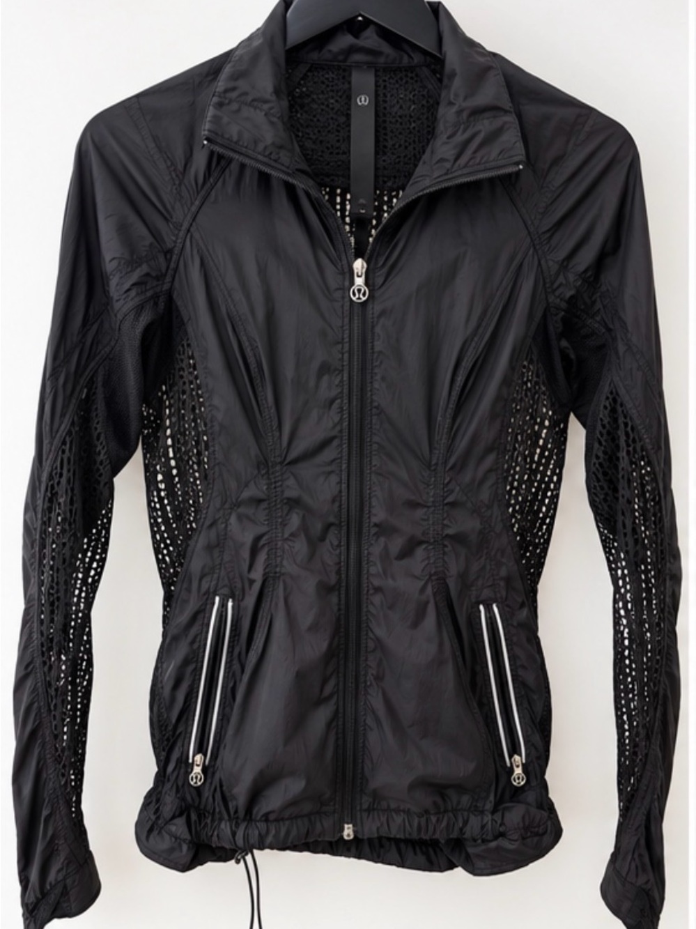 lululemon athletica Black Mesh Utility Jacket